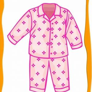 Раскраска пижама для детей #33 #438805