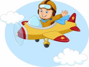 Раскраска пилот для детей #2 #439483