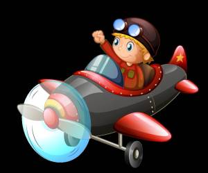 Раскраска пилот для детей #20 #439501