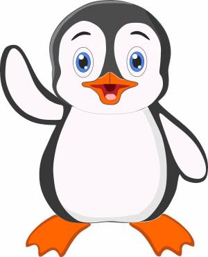 Раскраска пингвин для детей 4 5 лет #1 #439599