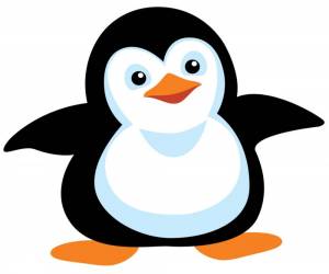 Раскраска пингвин для детей 4 5 лет #3 #439601