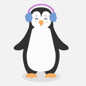Раскраска пингвин для детей 4 5 лет #11 #439609