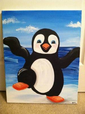 Раскраска пингвин для детей 4 5 лет #24 #439622