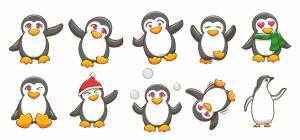 Раскраска пингвин для детей 4 5 лет #28 #439626