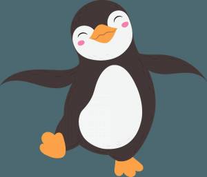 Раскраска пингвин для детей 4 5 лет #35 #439633
