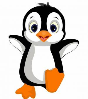 Раскраска пингвин для малышей #1 #439637
