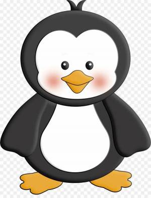 Раскраска пингвин для малышей #7 #439643