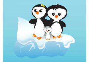 Раскраска пингвин для малышей #14 #439650