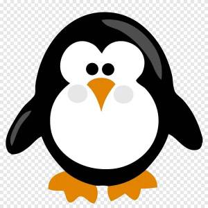 Раскраска пингвин для малышей #20 #439656