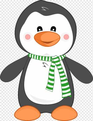 Раскраска пингвин для малышей #29 #439665