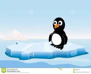 Раскраска пингвин на льдине в старшей группе #7 #439720
