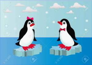 Раскраска пингвин на льдине в старшей группе #10 #439723