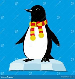 Раскраска пингвин на льдине в старшей группе #14 #439727