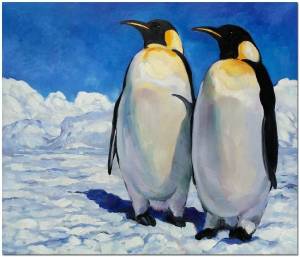 Раскраска пингвин на льдине в старшей группе #15 #439728