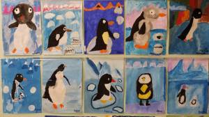 Раскраска пингвин на льдине в старшей группе #28 #439741