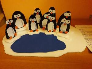 Раскраска пингвин на льдине в старшей группе #30 #439743