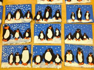 Раскраска пингвин на льдине в старшей группе #38 #439751