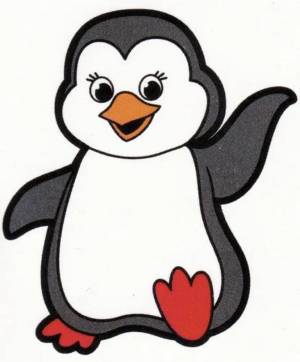 Раскраска пингвин рисунок для детей #2 #439822