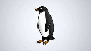 Раскраска пингвин рисунок для детей #7 #439827
