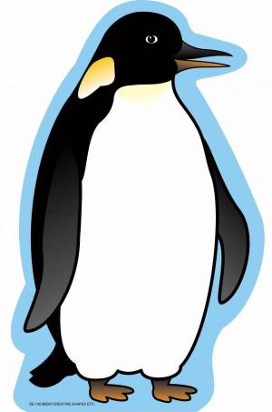 Раскраска пингвин рисунок для детей #18 #439838