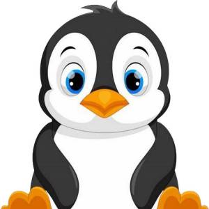 Раскраска пингвиненок для детей #2 #439850