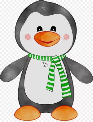 Раскраска пингвиненок для детей #22 #439870