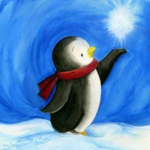 Раскраска пингвиненок для детей #29 #439877