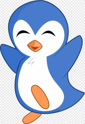 Раскраска пингвиненок для детей #30 #439878