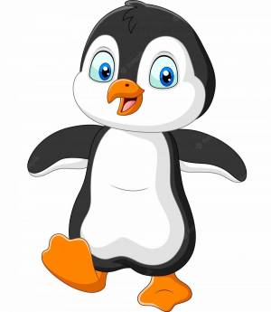 Раскраска пингвиненок для детей #33 #439881