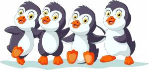 Раскраска пингвиненок для детей #35 #439883