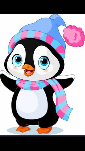 Раскраска пингвиненок для детей #37 #439885