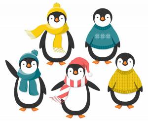 Раскраска пингвины для детей 5 6 лет #23 #439946