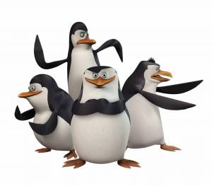 Раскраска пингвины из мадагаскара #1 #439960