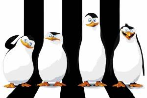 Раскраска пингвины из мадагаскара #13 #439972