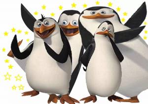 Раскраска пингвины из мадагаскара #33 #439992