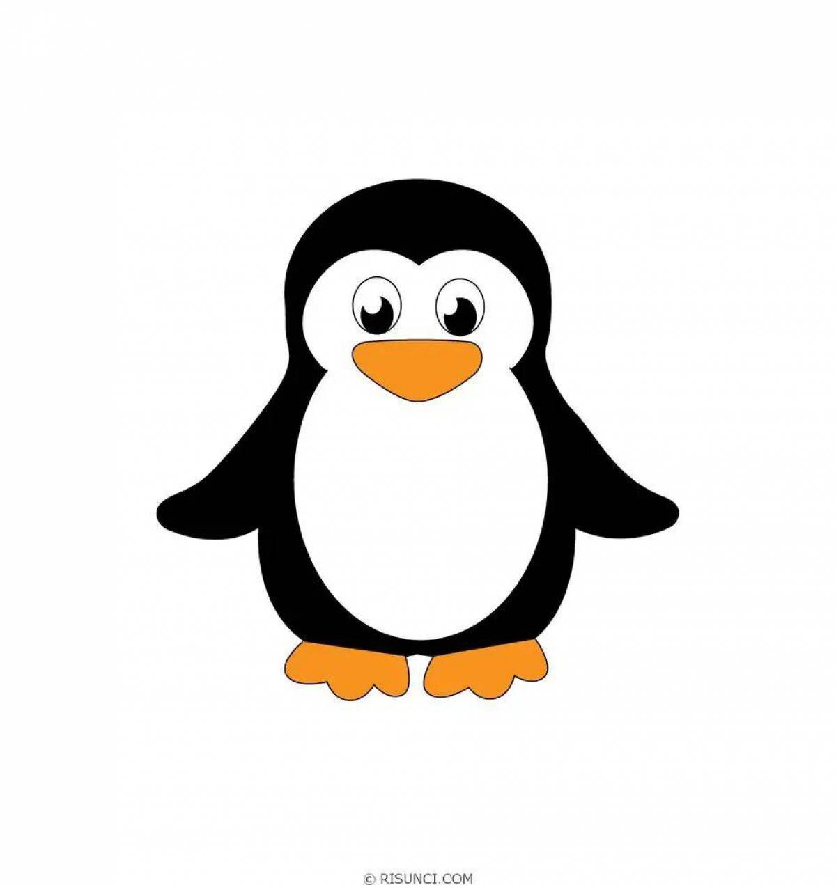Пингвин для детей 4 5 лет #2