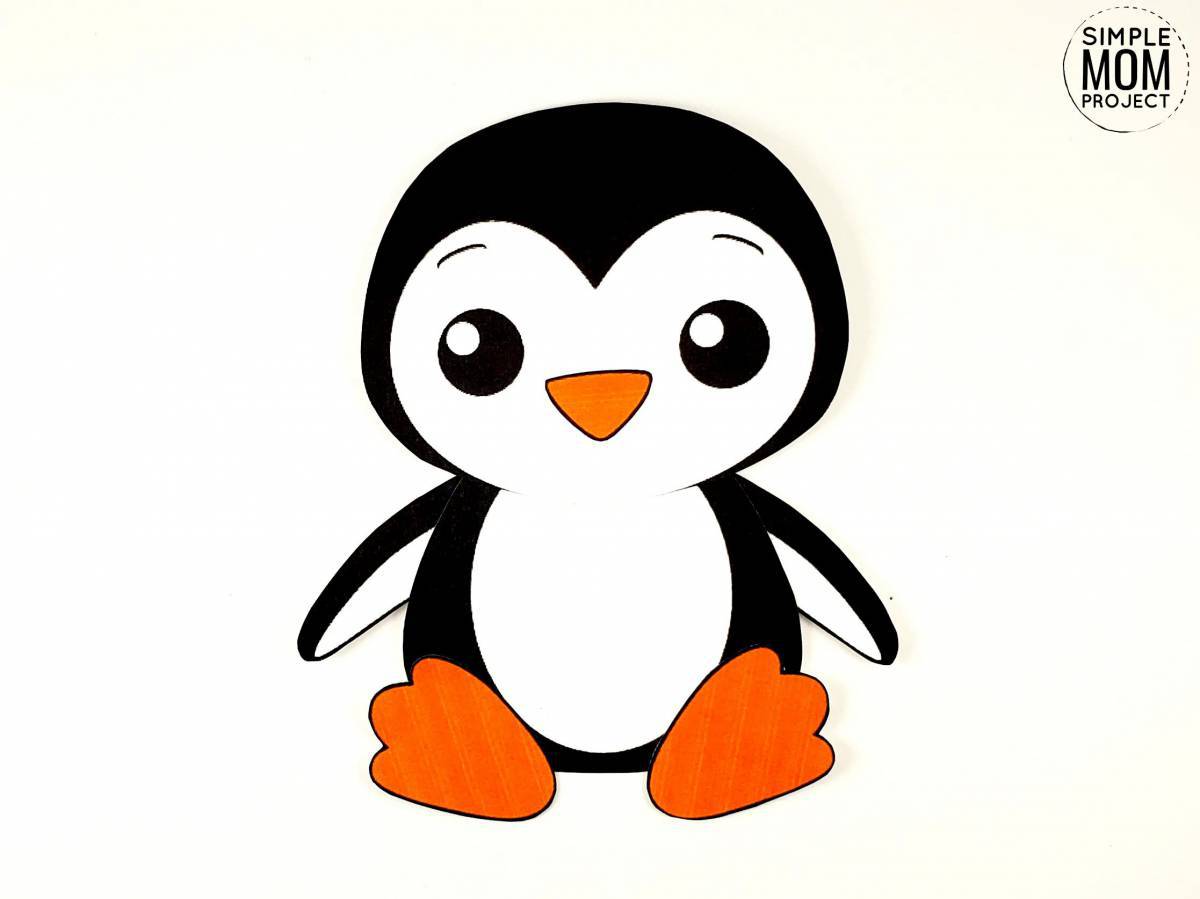 Пингвин для детей 4 5 лет #5