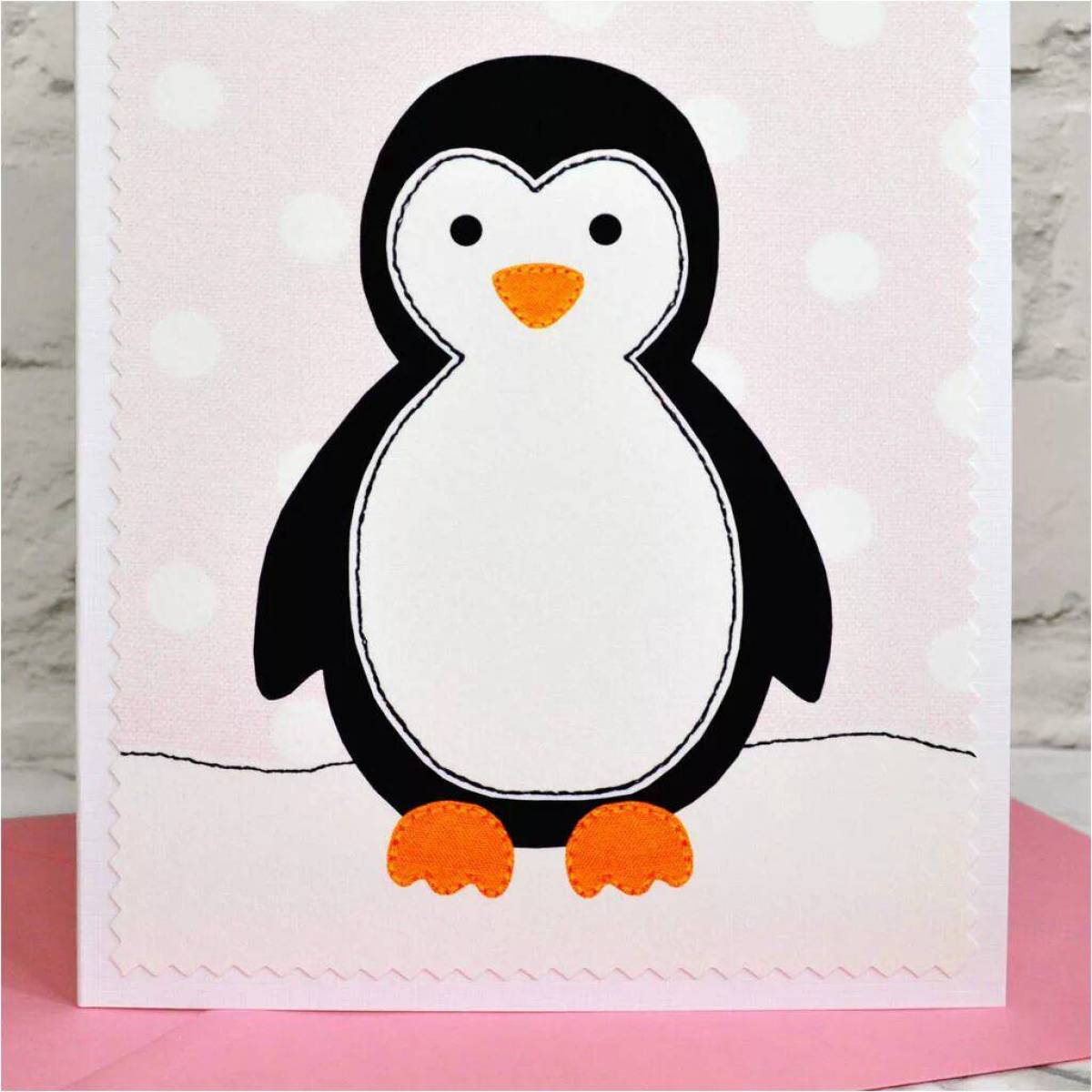 Пингвин для детей 4 5 лет #21