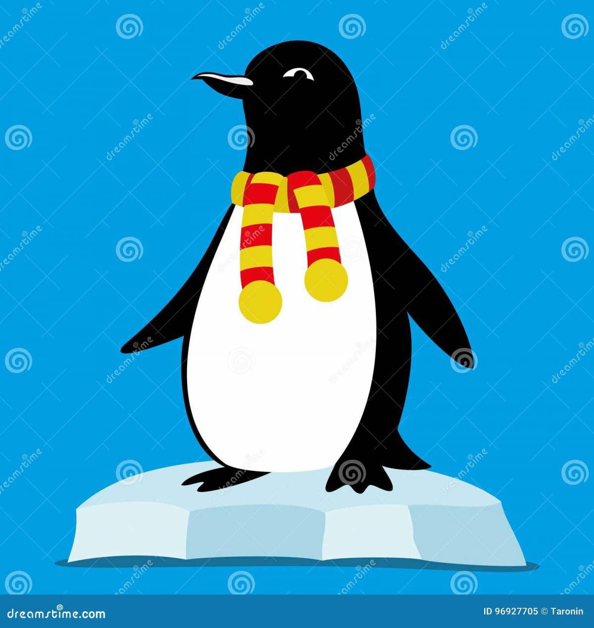 Пингвин на льдине в старшей группе #14