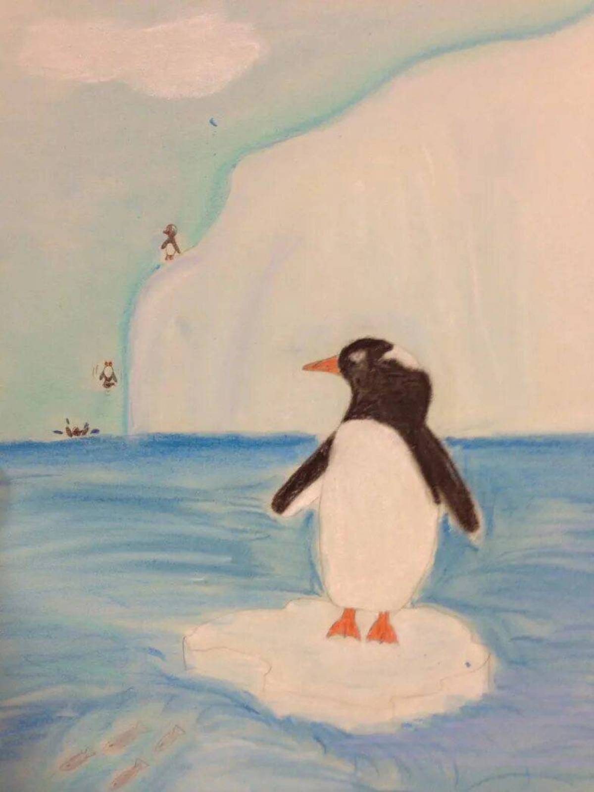 Пингвин на льдине в старшей группе #21