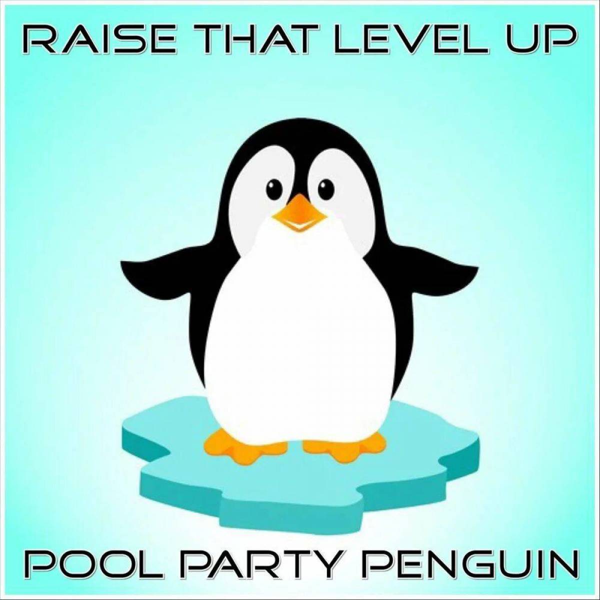 Пингвин на льдине для детей #20