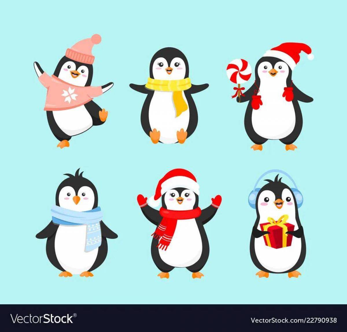Пингвины для детей 5 6 лет #30