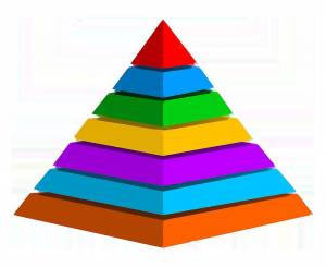 Раскраска пирамида для детей #13 #440341