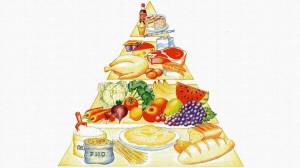Раскраска пирамида питания #17 #440374