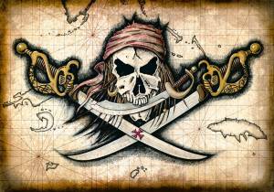 Раскраска пиратская #34 #440587