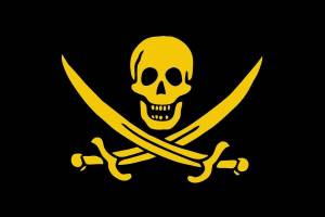 Раскраска пиратский флаг #20 #440648