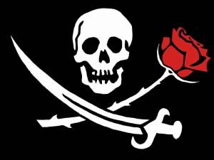 Раскраска пиратский флаг #23 #440651