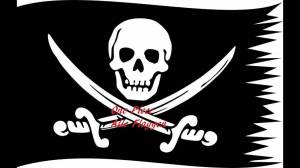 Раскраска пиратский флаг #34 #440662