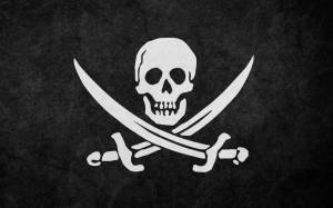 Раскраска пиратский флаг #38 #440666