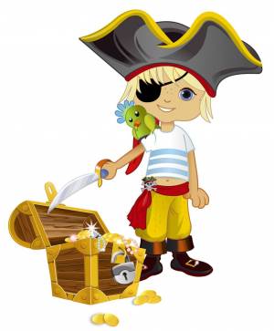 Раскраска пираты для детей #1 #440667